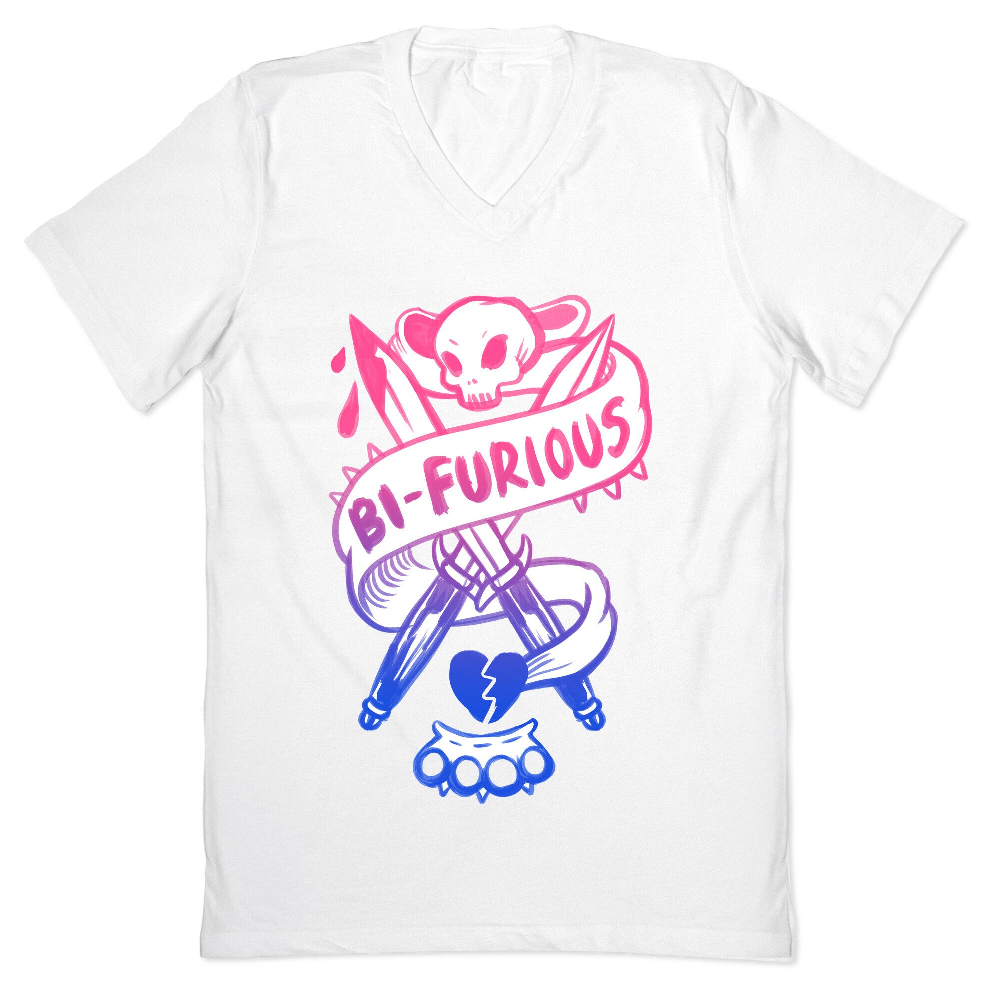 Bi-Furious V-Neck